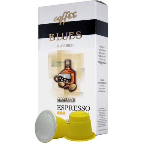 Кофе в капсулах Амаретто (10 шт, ароматизированный) для к/м Nespresso Кофе в капсулах Амаретто (10 шт, ароматизированный) для к/м Nespresso